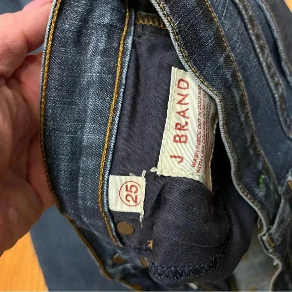 J Brand Skinny Leg Jean Pure Blue 25 - Picture 4 of 6